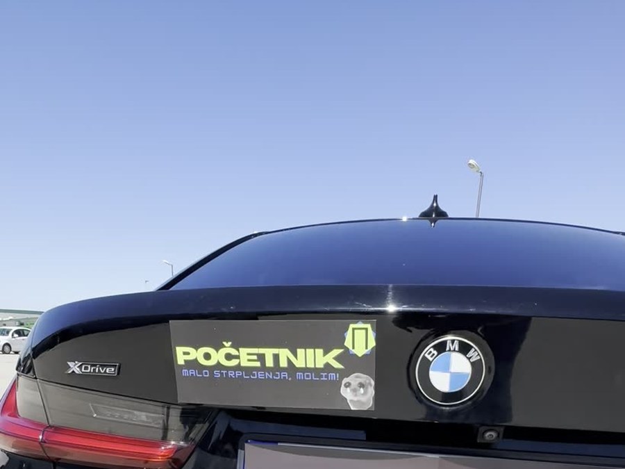 Početnik — malo strpljenja, molim! na autu