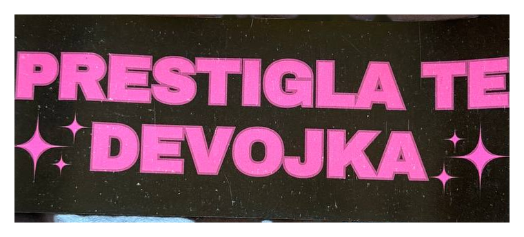 Magnetna tabla: Prestigla te devojka